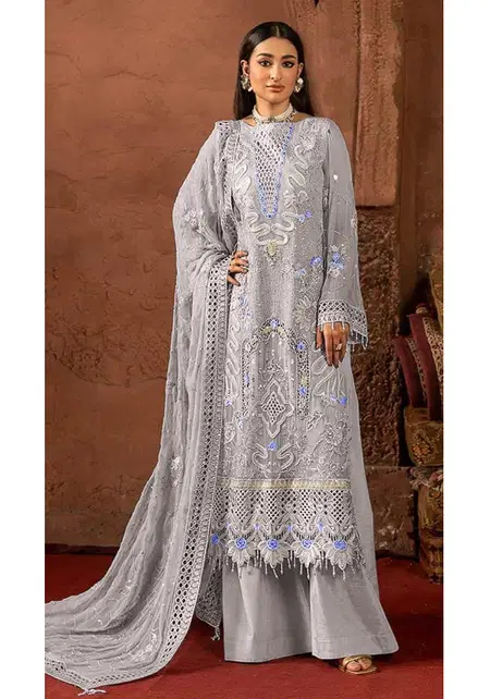 Bilqis B 262 A To D Chiffon Bulk Readymade Pakistani Suits Orders In India
